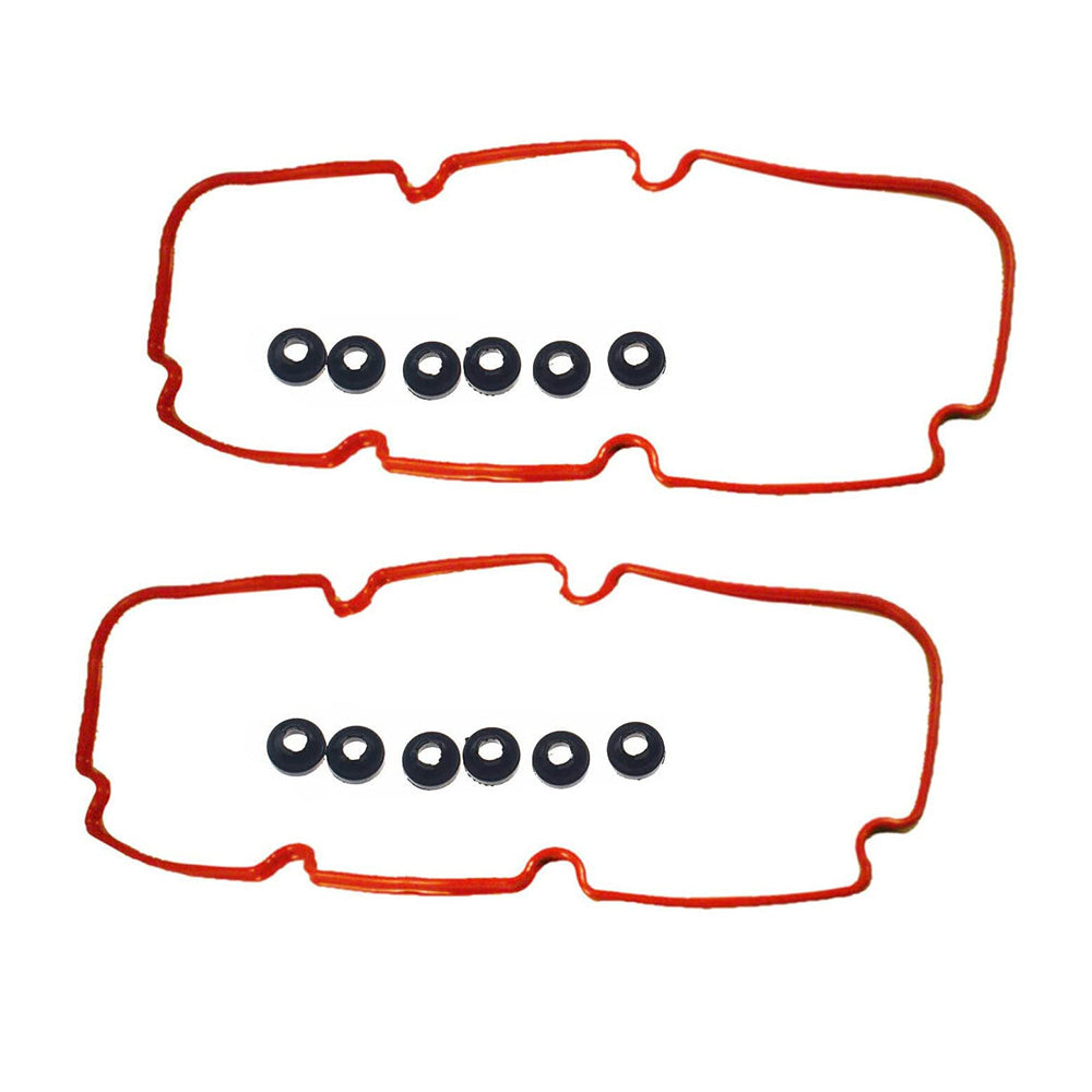 2x Valve Rocker Cover Gasket Sets Suitable For Holden Commodore V6 3.8 VS/VT/VX/VY-0