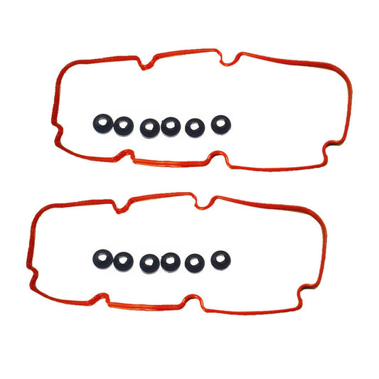 2x Valve Rocker Cover Gasket Sets Suitable For Holden Commodore V6 3.8 VS/VT/VX/VY-0