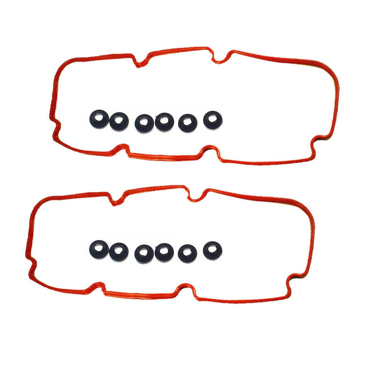 2x Valve Rocker Cover Gasket Sets Suitable For Holden Commodore V6 3.8 VS/VT/VX/VY-0