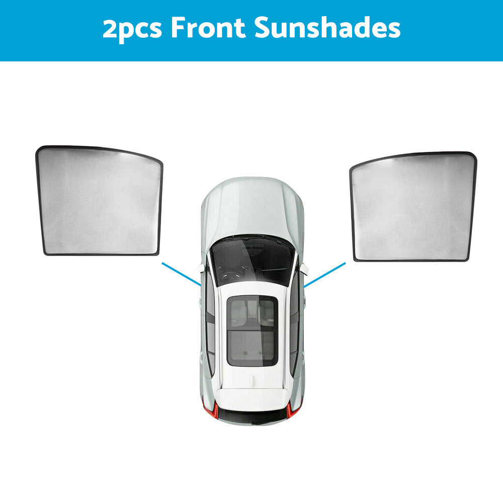 Magnetic Window Sun Shades 2x Suitable For Isuzu D-MAX 2nd Gen / Holden Colorado 2012-2020-1