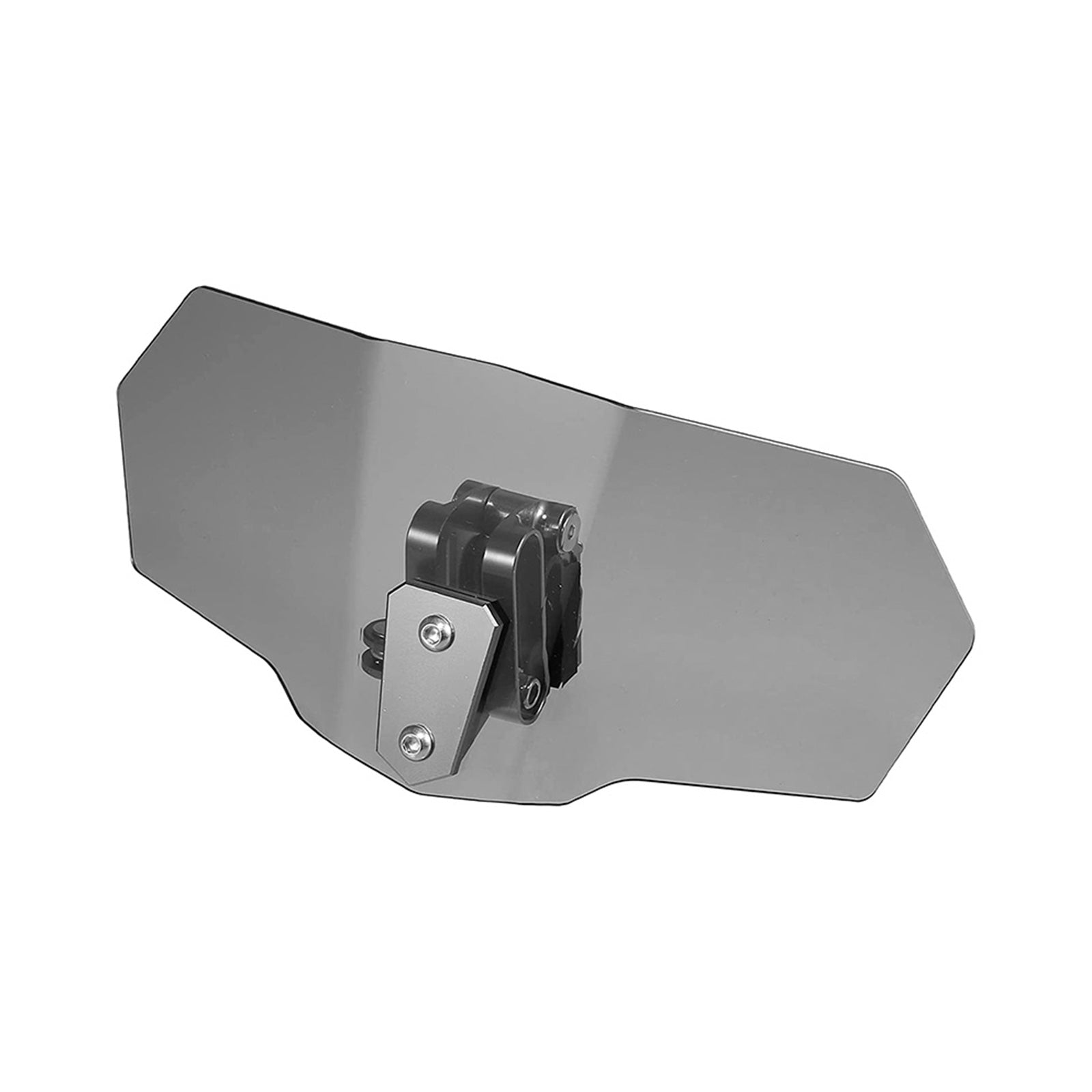 Motorcycle Windshield Clip-On Extension Spoiler Wind Deflector Suitable For Windscreen Smoke-1