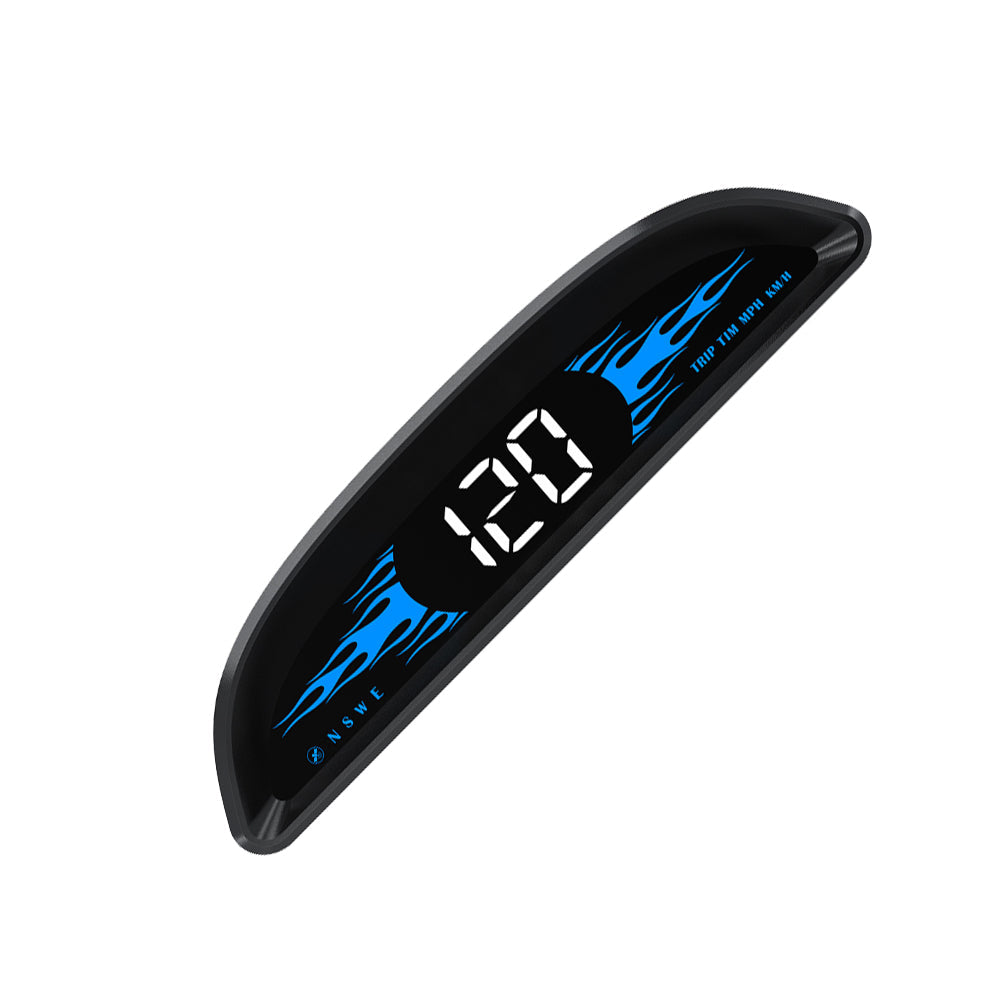 Car HUD Head-Up Display LCD Digital GPS Speedometer with Overspeed Alarm Universal-1