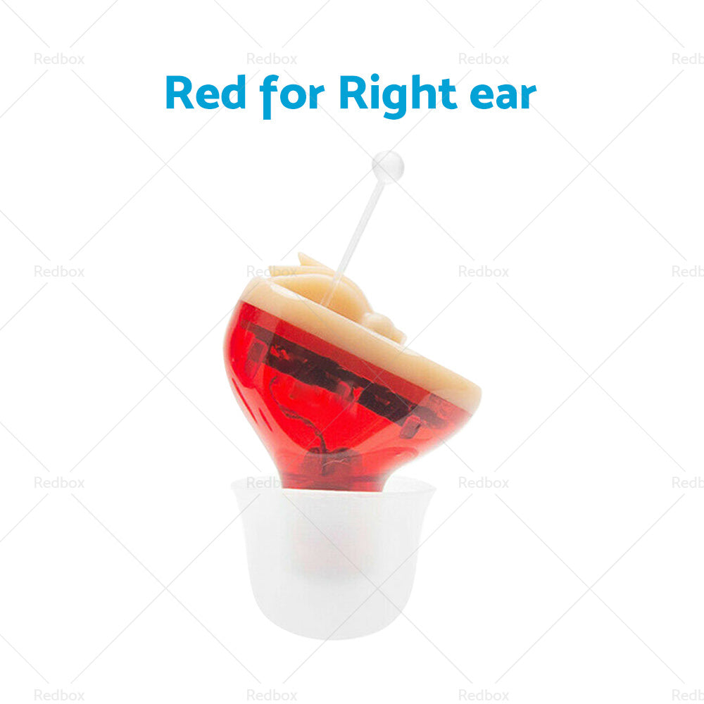 Digital Invisible Hearing Aid MiNi CIC Small Sound Voice Amplifier Enhancer L R-6