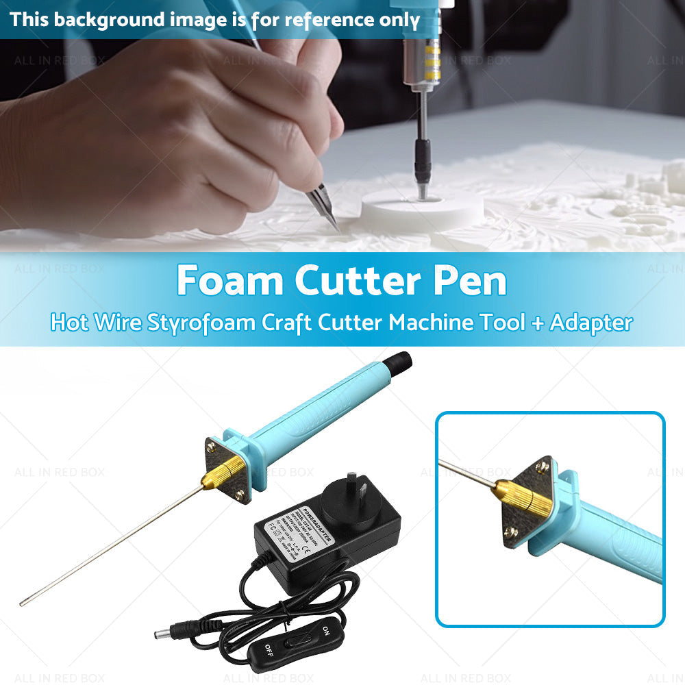 Foam Cutting Pen Hot Wire Styrofoam Craft Cutter Machine Tool  Adapter AU-1
