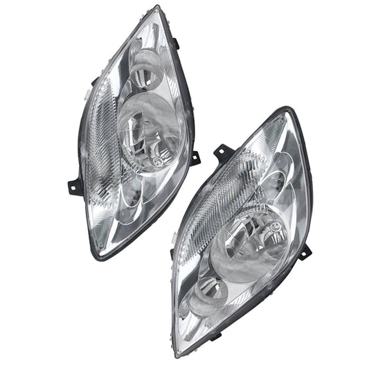 LH+RH Headlights 9-Pin No Fog Suitable for Mercedes-Benz Sprinter 2006–2013-0