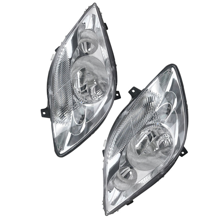 LH+RH Headlights 9-Pin No Fog Suitable for Mercedes-Benz Sprinter 2006–2013-0
