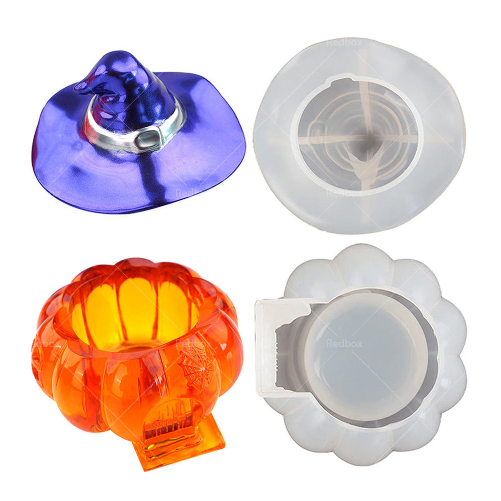 Pumpkin Jar Silicone Mold DIY Storing Candy Container Resin Epoxy Casting Craft-3