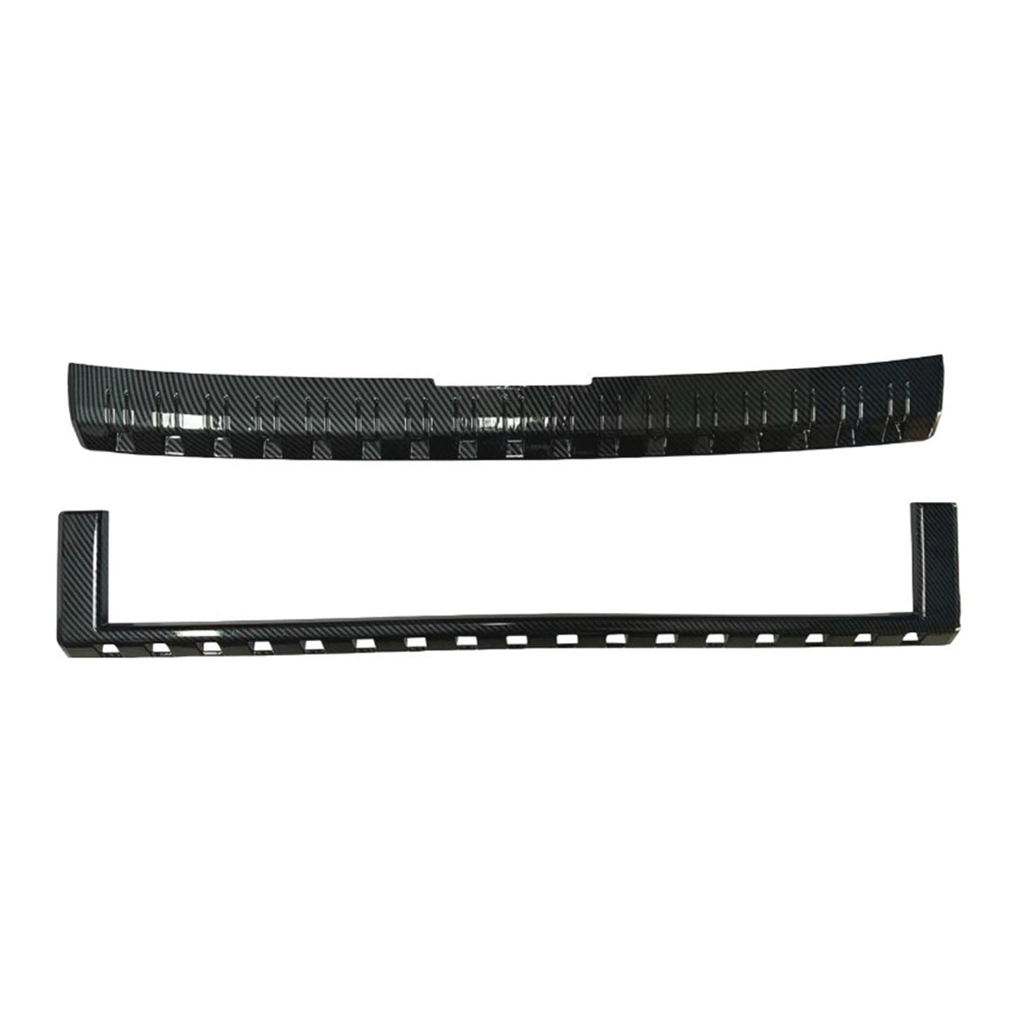 Carbon Fiber Front Center Grille Cover Trim Suitable For Toyota Prado LC250 2024+-0