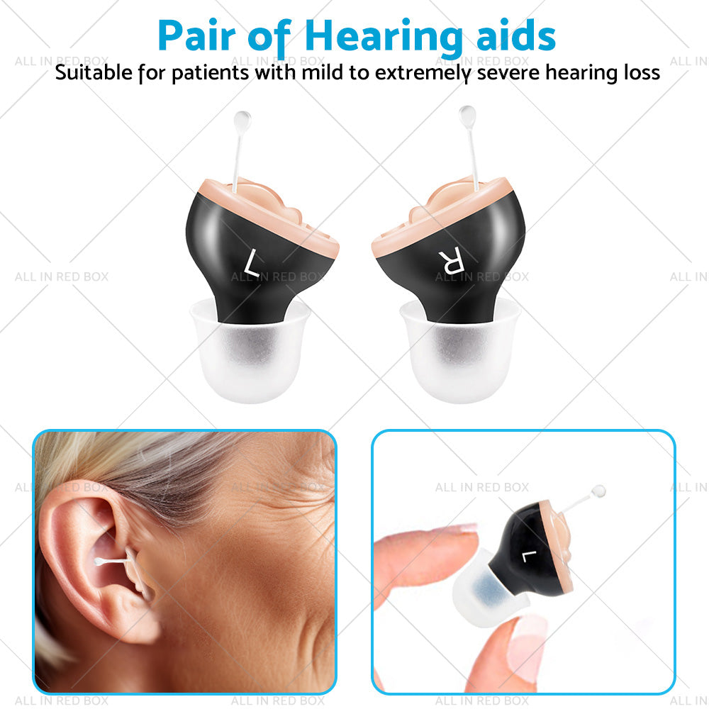 Mini Hearing Aids Digital Invisible In Ear Small Sound Voice Amplifier Enhancer-3