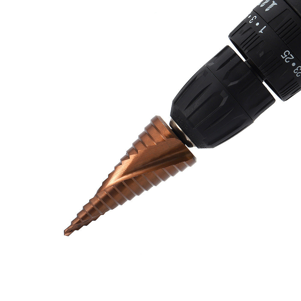 Cobalt Steel Step Cone Drill Bit Hole Cutter 4-12/20/32mm for Stainless Steel-3