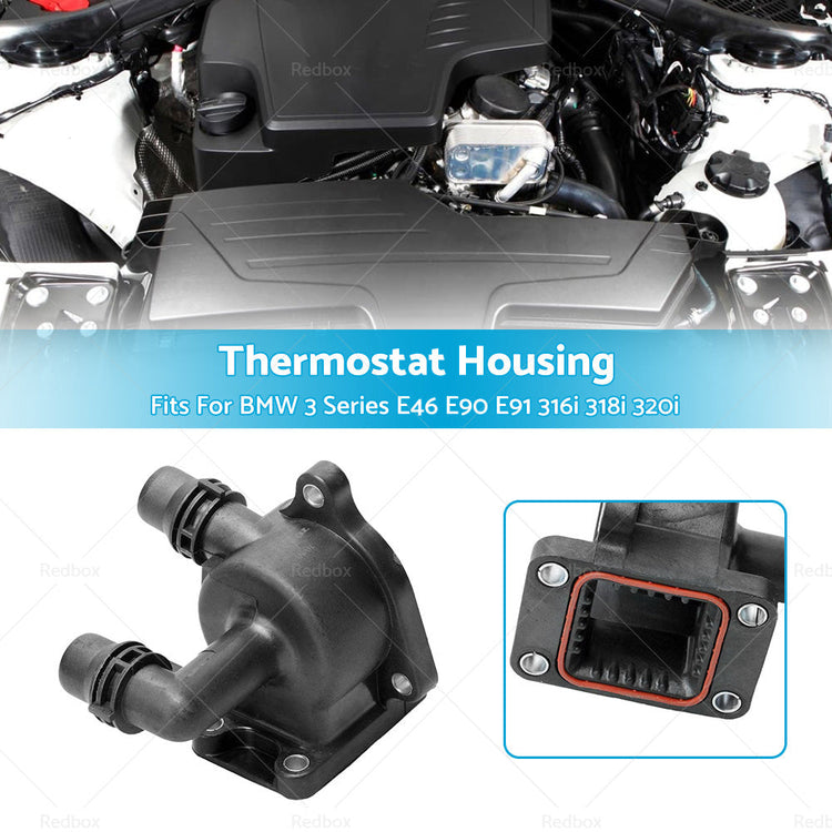 Thermostat Housing Fits For BMW 3 Series E46 E90 E91 316i 318i 320i 11517506576-0