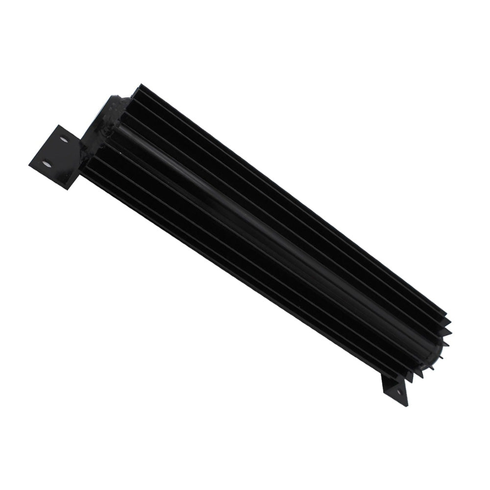 Oil Cooler Universal 12'' Aluminum Dual Pass Finned Transmission W Fittings SL-2