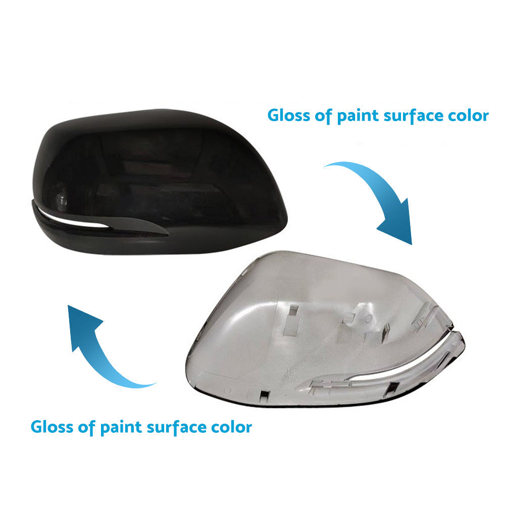 RH Mirror Cover Housing Cap Suitable for Honda CR-V 12- NH731P Crystal Black-1