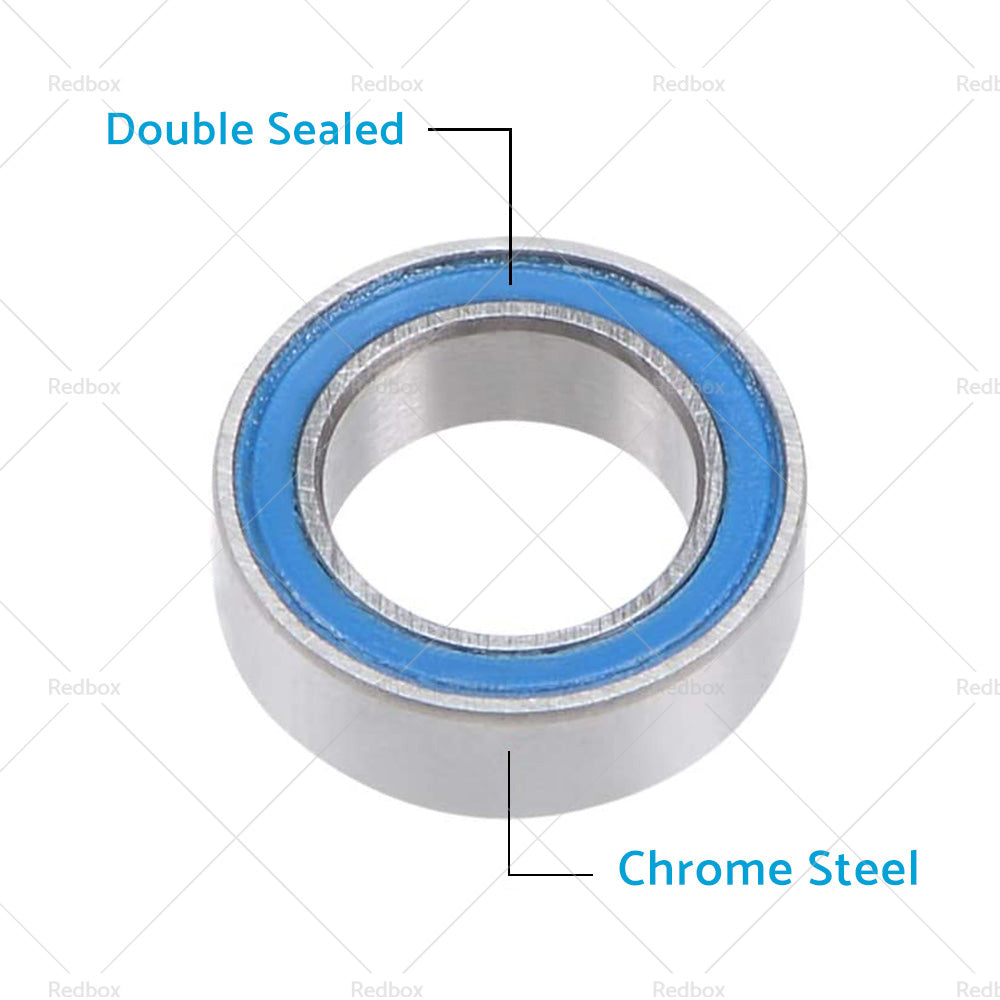 1/10x 5x8x2. 5mm Bearings PTFE Rubber Seals RC 2728 4606 5114 1213 B020 MR85-2RS-3