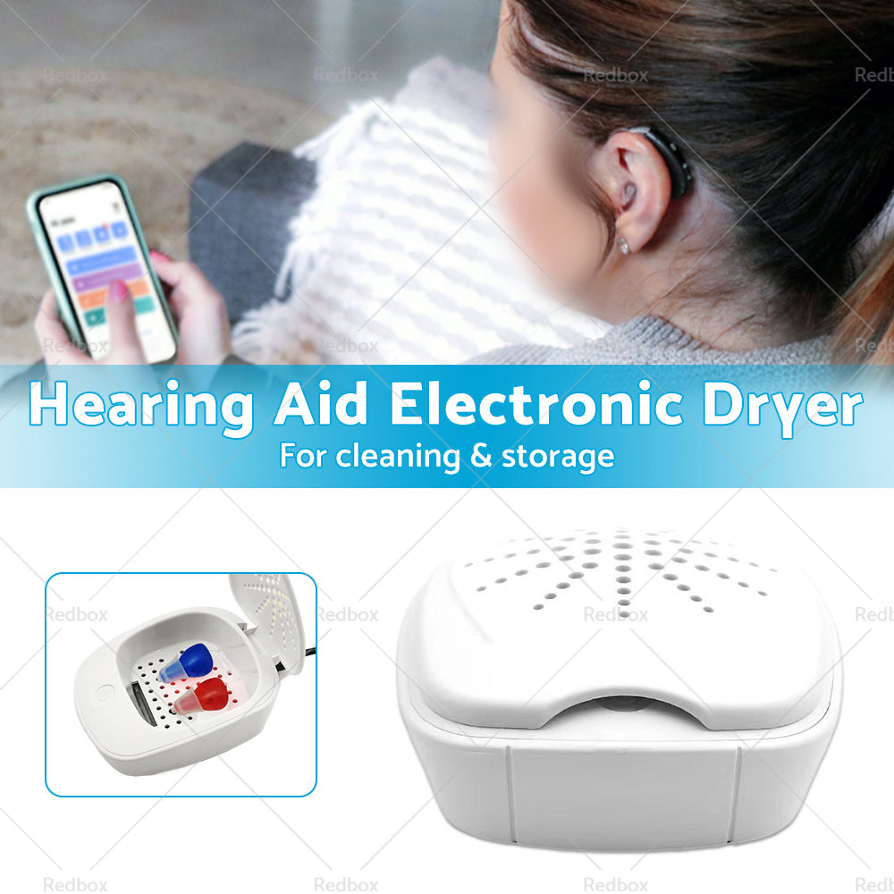 D-Dry+ Electronic Hearing Aid Dryer – For Cleaning, Drying & Storing Hearing Aids-1