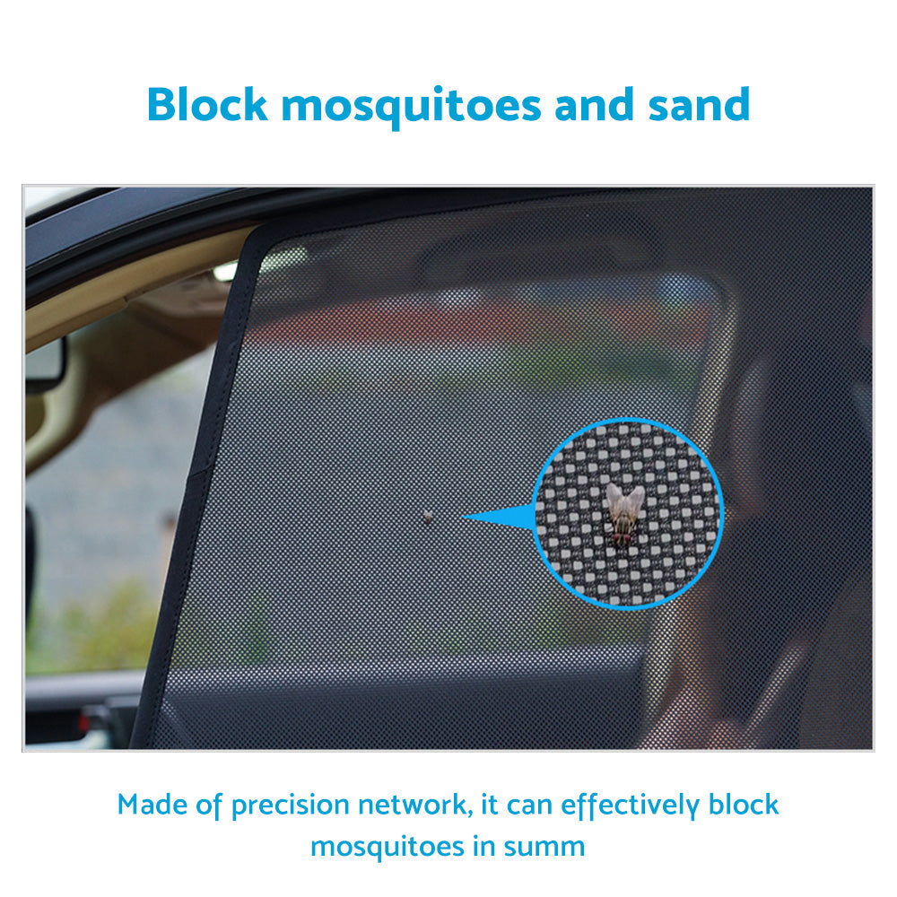 6x Window Mesh Sun Shades Suitable For Toyota Landcruiser 300 2021-4