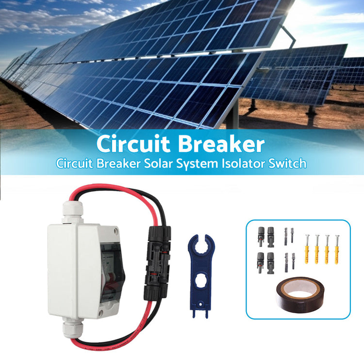 PV Isolator Switch DC 500V 32A IP65 Disconnect Circuit Breaker Suitable for Solar-Panels-1