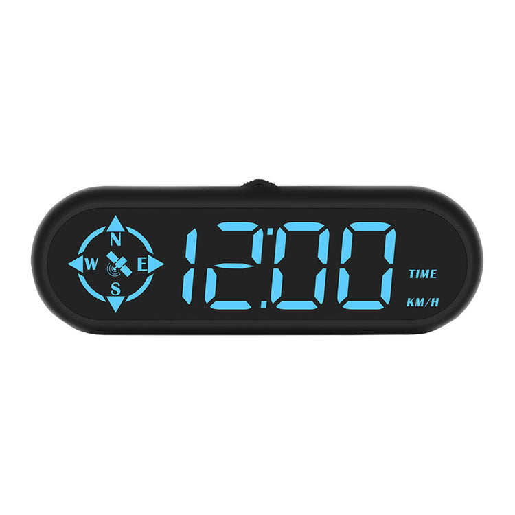 Universal Head-Up Display (HUD) Speedometer with LED Digital GPS and Overspeed Alarm Suitable For Cars-0
