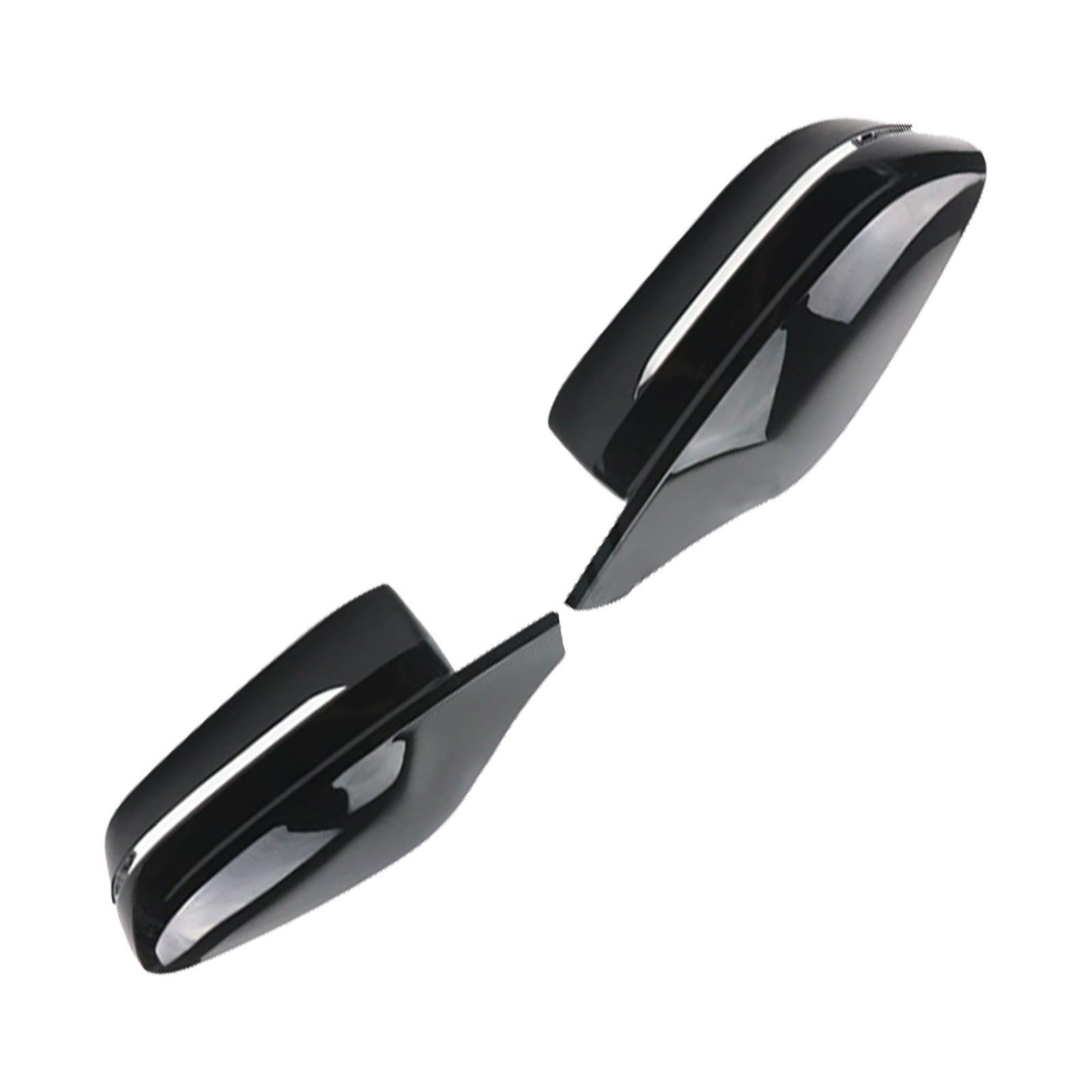 LH+ RH Side Gloss Black Mirror Cover Caps Suitable For BMW G20 G21 G22 G26-0