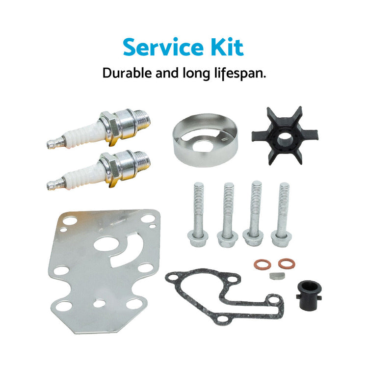 Service Kit Suitable For Yamaha 9.9, 15hp 2 Stroke 2 Cylinder Outboard-2