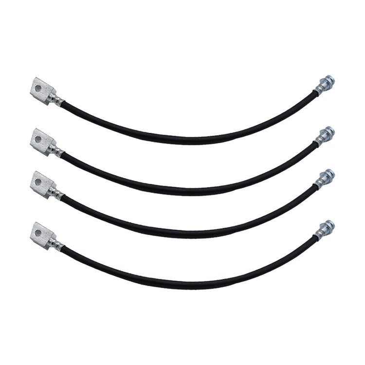 4x Extended Brake Line Hose Suitable For Patrol GQ GU Y60 Y61 2in-5in Spring Lift-0