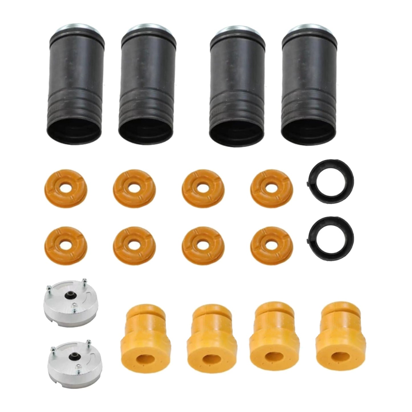Front & Rear Strut Tops Bushing Bump Stop Dust Cover Suitable For BMW X6 E71-0