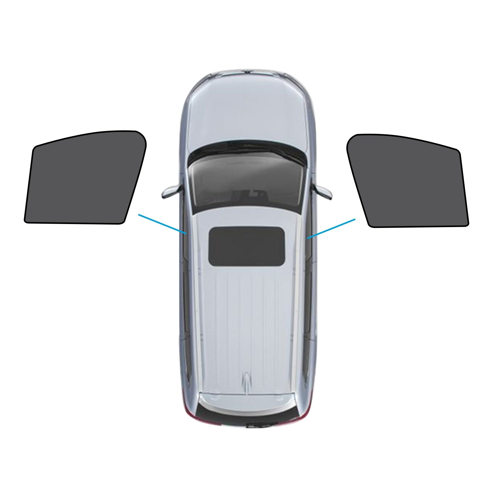 2x Car Window Shades Suitable For Mazda CX-5 KE 1st Gen 2012-2017 UV Protection-4
