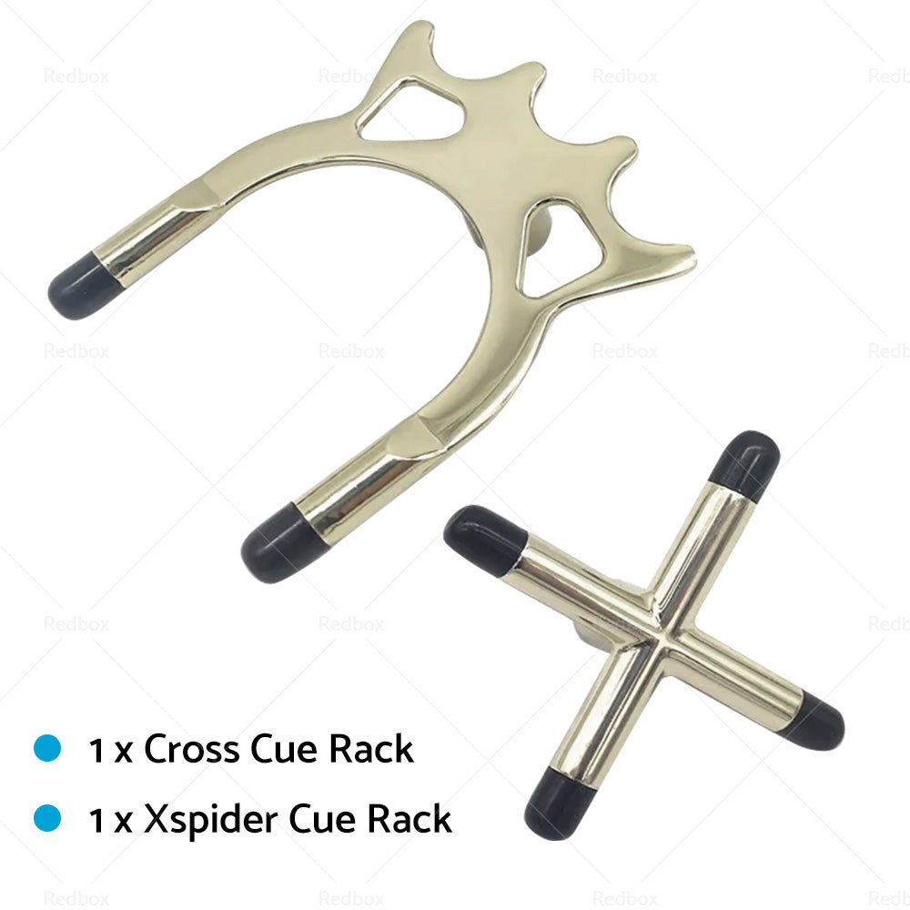 Pool Snooker Billiard Table Cue Rest Cross and Spider Jigger Set-1