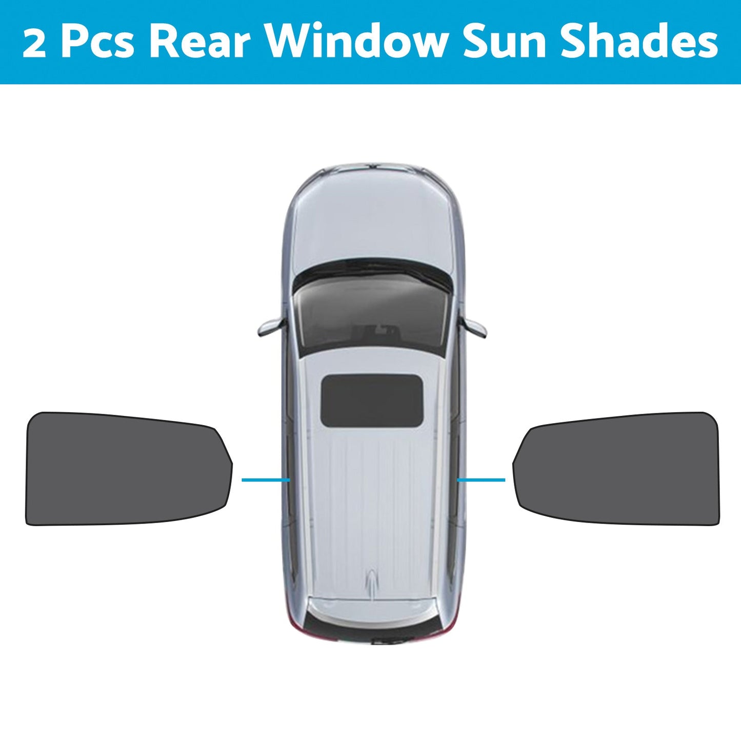 Magnetic Window Mesh Sun Blind Shade Suitable For MG ZS / ZST / ZS EV 2018-2023-1