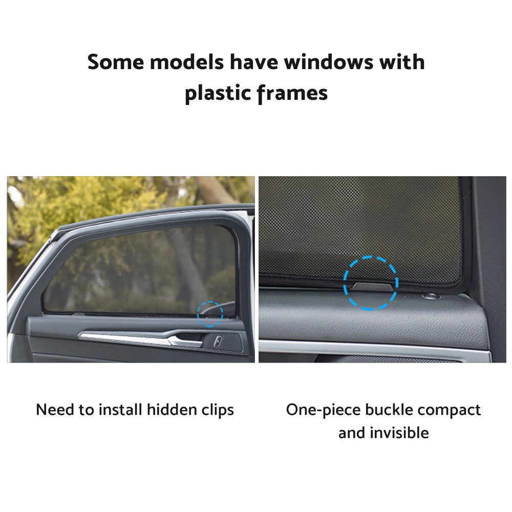 4x Foldable  Window Mesh Sun Shade Suitable For Honda CR-V CRV 2012-2017-3