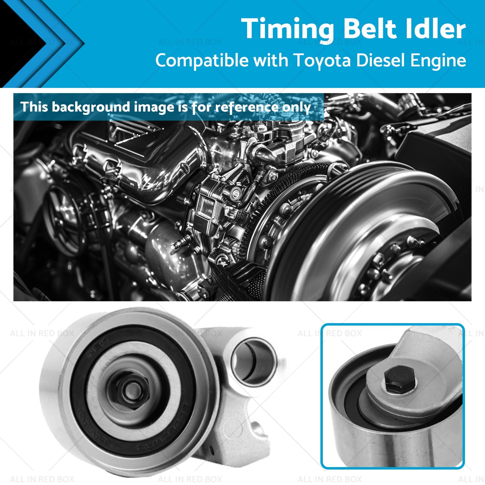 13505-67041 13540-67020 Timing Belt Idler Suitable for Toyota 1KD-FTV 2KD-FTV-0