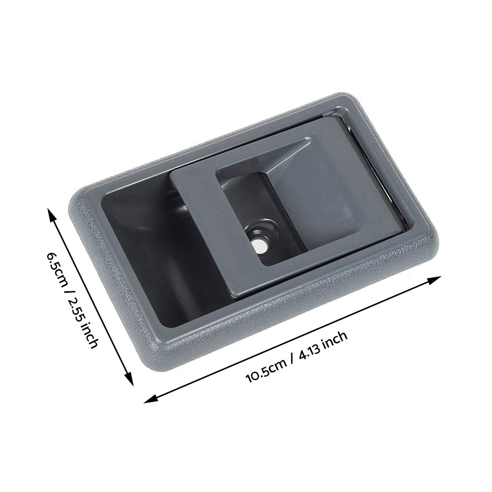 Pair Inner Door Handle Grey Suitable For Toyota Landcruiser 75 78 79 Series Front / Rear-4