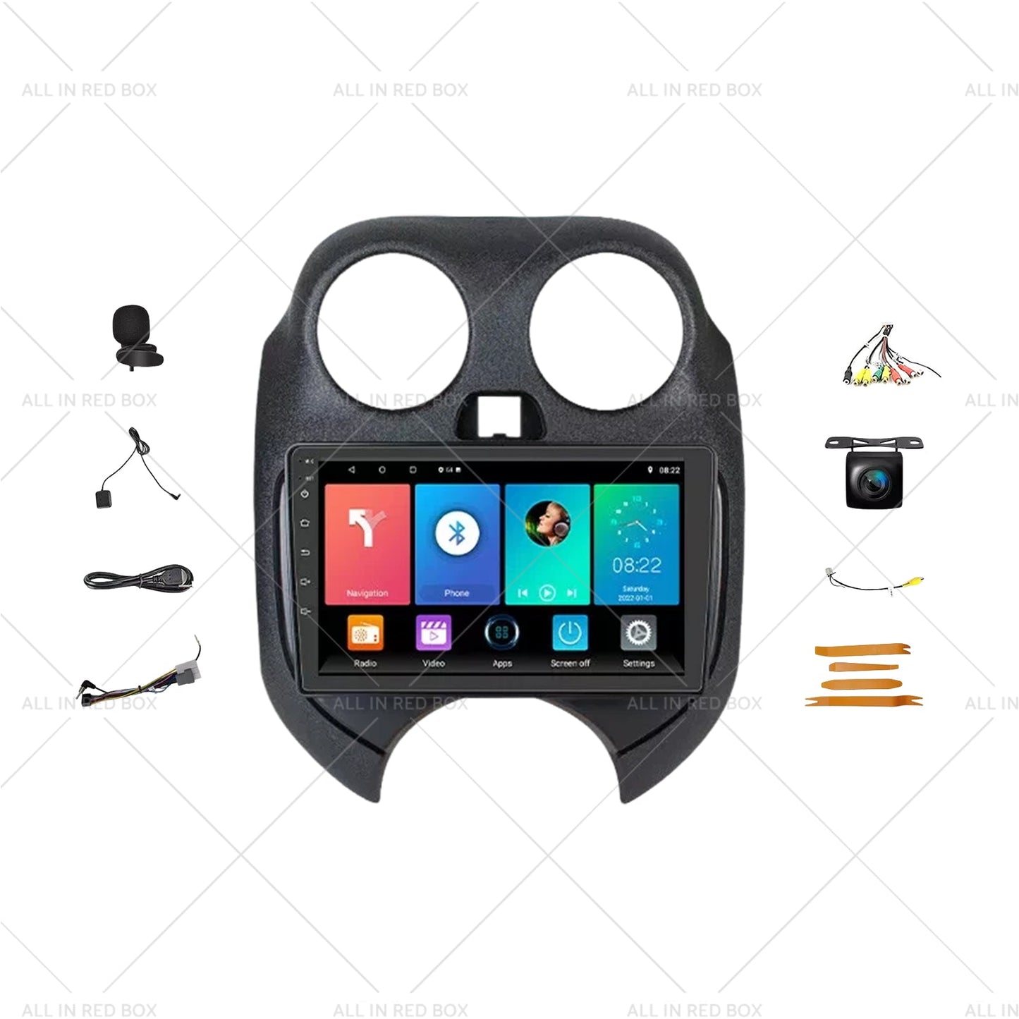 Android 13 Car Stereo Head Unit for Nissan Micra K13 2010-2017 Android 13 Carplay GPS-5