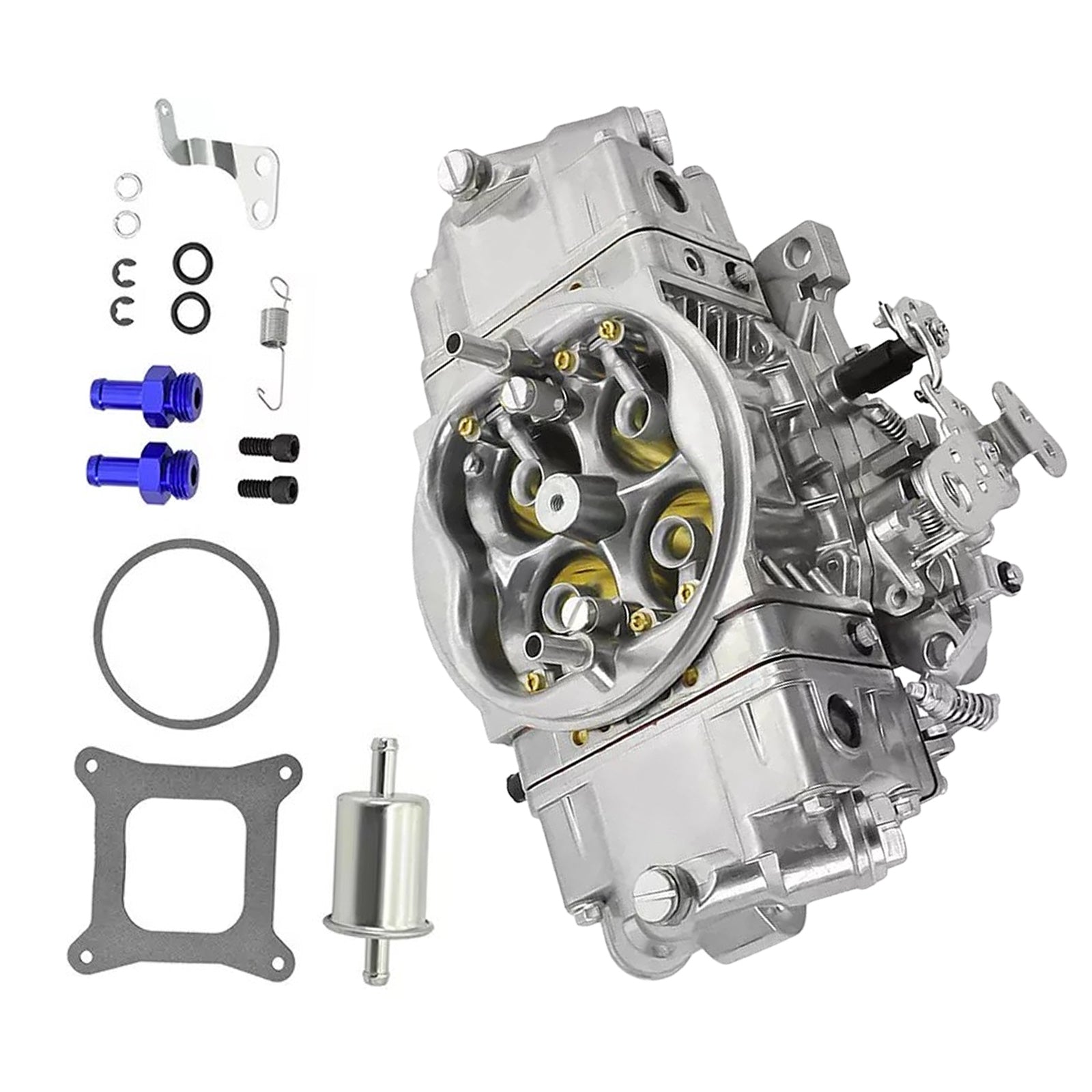 Carburetor Suitable For 4-Barrel Double Pumper Race Carburetor 650 CFM BR-67199-1