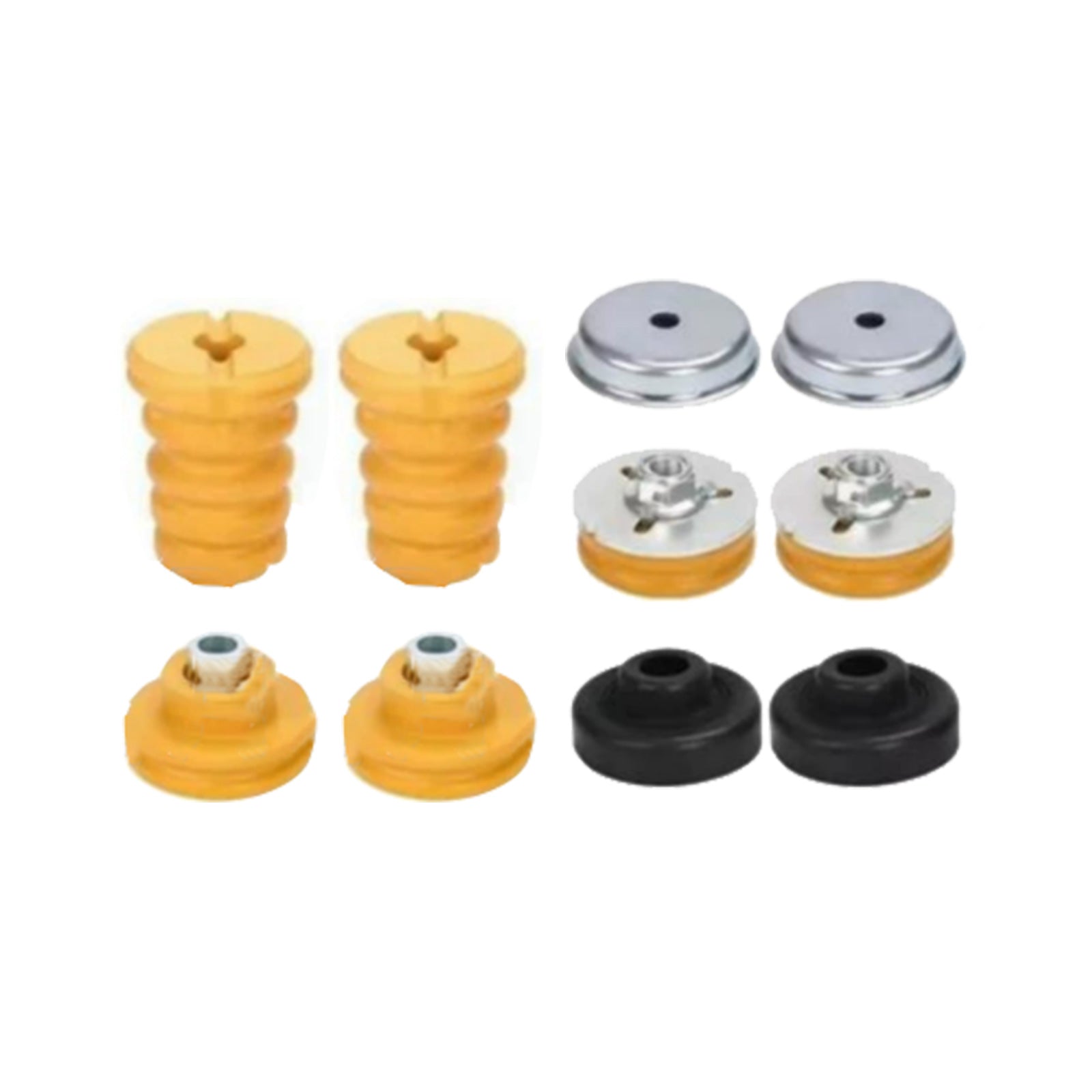 Pair Rear Strut Mount Tops Bump Stop Suitable For BMW 1' E87/E88 3'E 91/E92/E90-3