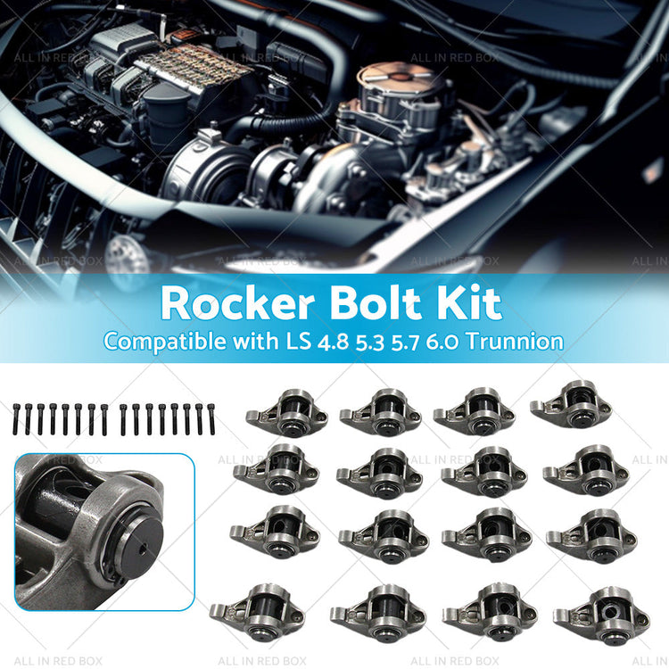 Rocker Arms with Upgraded Trunion Kit Installed Suitable for LS 4. 8 5. 3 5. 7 6. 0-1