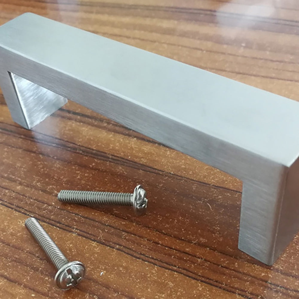 10 X Kitchen Cabinet Door Handles Matte Stainless Steel Drawer Cupboard Pulls-4