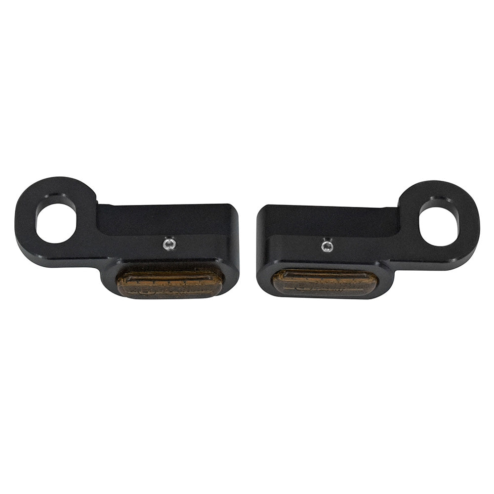 LED Mini Turn Signal Light Suitable for Harley Dyna Indicator Blinker Lamp Smoke-4
