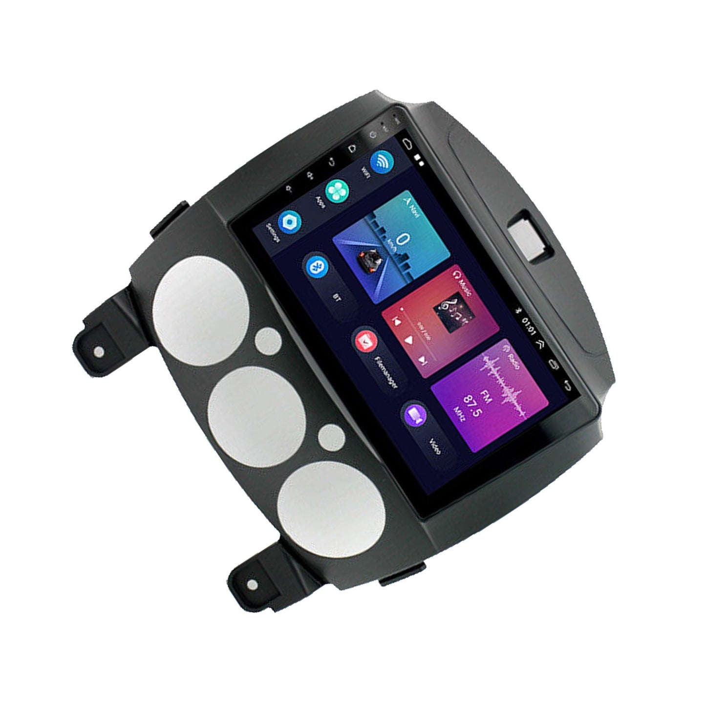 Android 13 Head Unit 9'' Apple CarPlay Bluetooth Suitable For Mazda 2 2007-2014-1