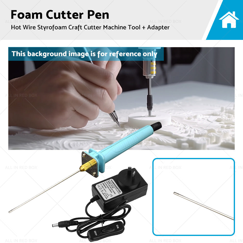 Foam Cutting Pen Hot Wire Styrofoam Craft Cutter Machine Tool  Adapter AU-0