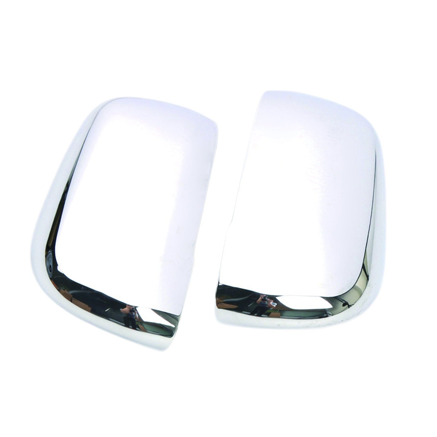 Side Door Rearview Mirror Cover Trim Chrome Pair Left & Right Suitable For Mitsubishi Pajero V80 2007-2021-0