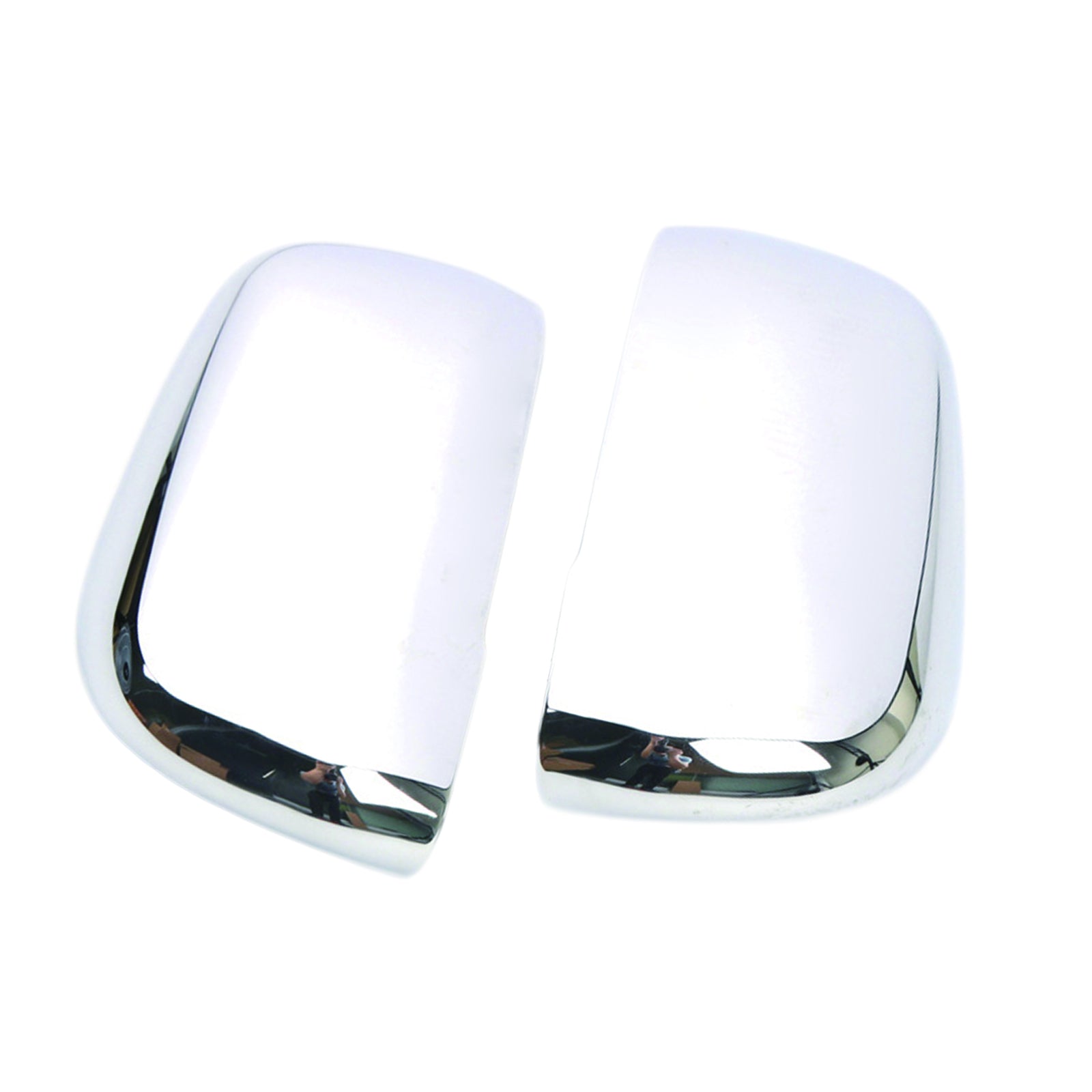 Side Door Rearview Mirror Cover Trim Chrome Pair Left & Right Suitable For Mitsubishi Pajero V80 2007-2021-0