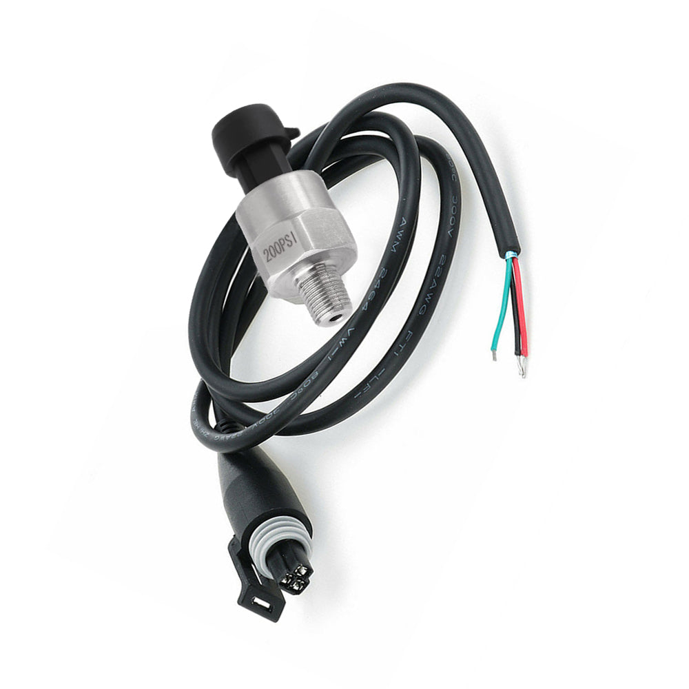 200PSI 5V Pressure Transducer Sender Sensor Suitable For Air, Oil & Fuel – Stainless Steel, AU-2
