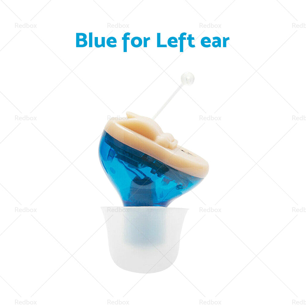 Digital Invisible Hearing Aid MiNi CIC Small Sound Voice Amplifier Enhancer L R-5