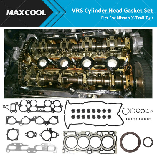 VRS Cylinder Head Gasket Set Fits For Nissan X-Trail T30 QR25DE 2. 5L 01-07-0