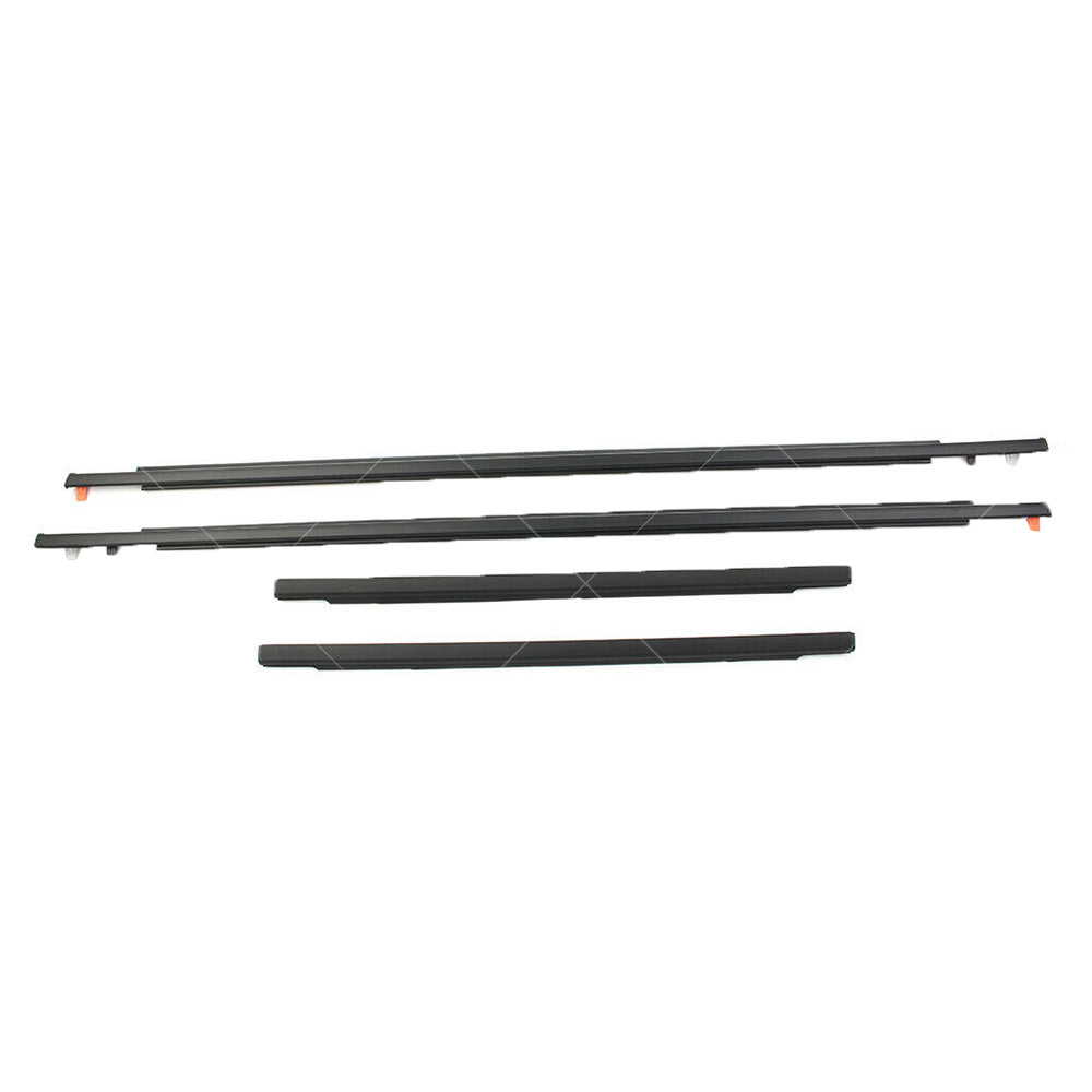 4x Door Auto Window Trim Moulding Belt Weatherstrip For Toyota 07-14 FJ Cruiser-2