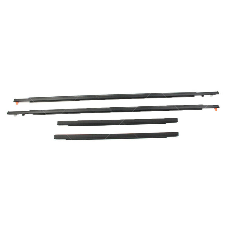 4x Door Auto Window Trim Moulding Belt Weatherstrip For Toyota 07-14 FJ Cruiser-2