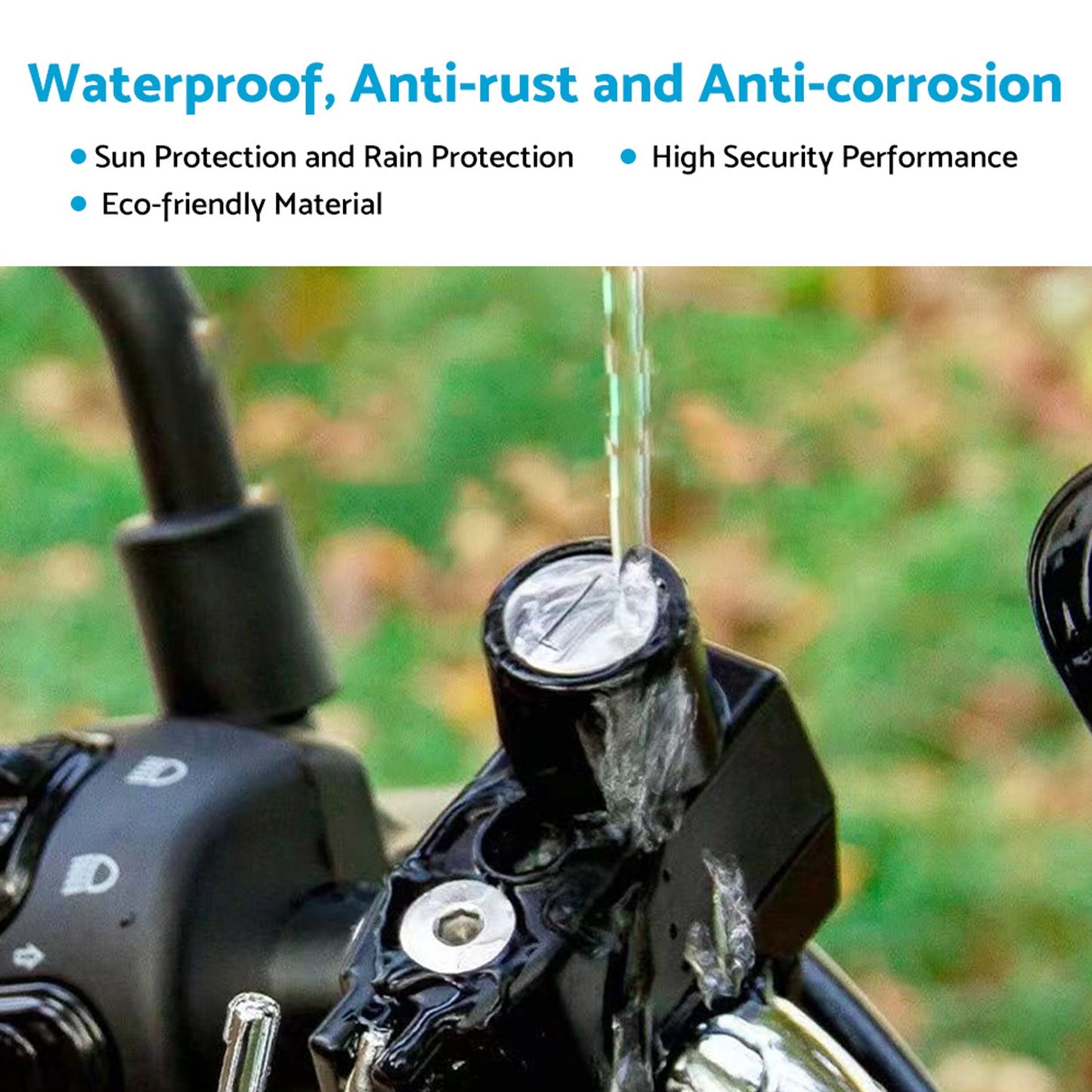 Motorcycle Helmet Lock 22mm 25mm Handlebar Frame Tube Suitable For Harley-3