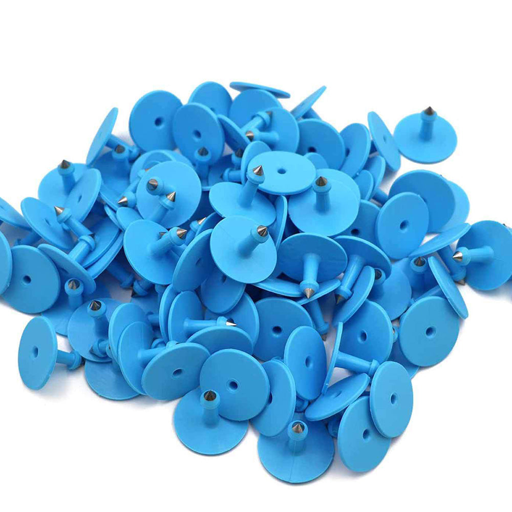 Small Plastic Livestock Ear Tags 5x4cm Numbered 100x Suitable For Sheep Cows Pigs Cattle-0