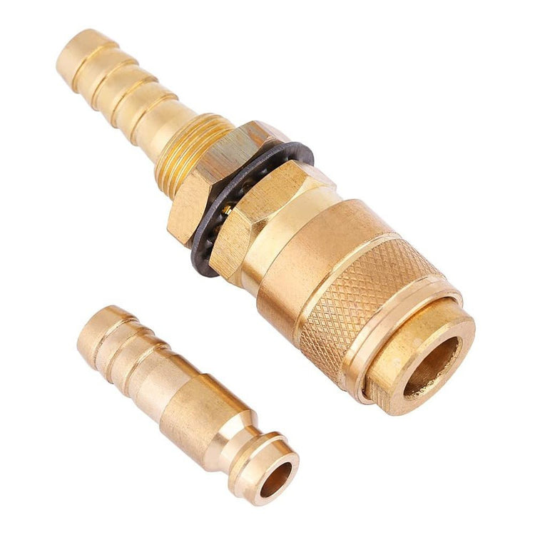 Female Quick Gas Connection with 6mm Barb for Argon and Water Suit Kemppi Unimig - Frazy's Auto Parts